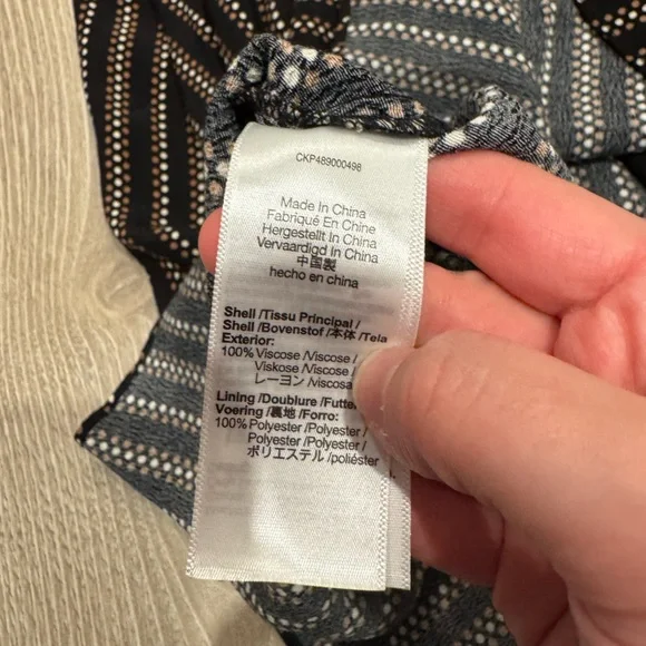 Madewell Smocked Stripe Mini Dress in Mini Dot Stripe - Picture 9 of 9